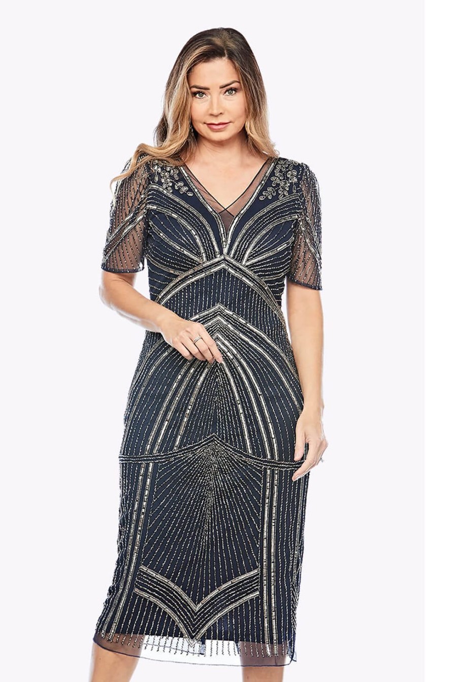 All Clothing Jesse Harper | Beaded Queen Dress | Midnight | Jh6