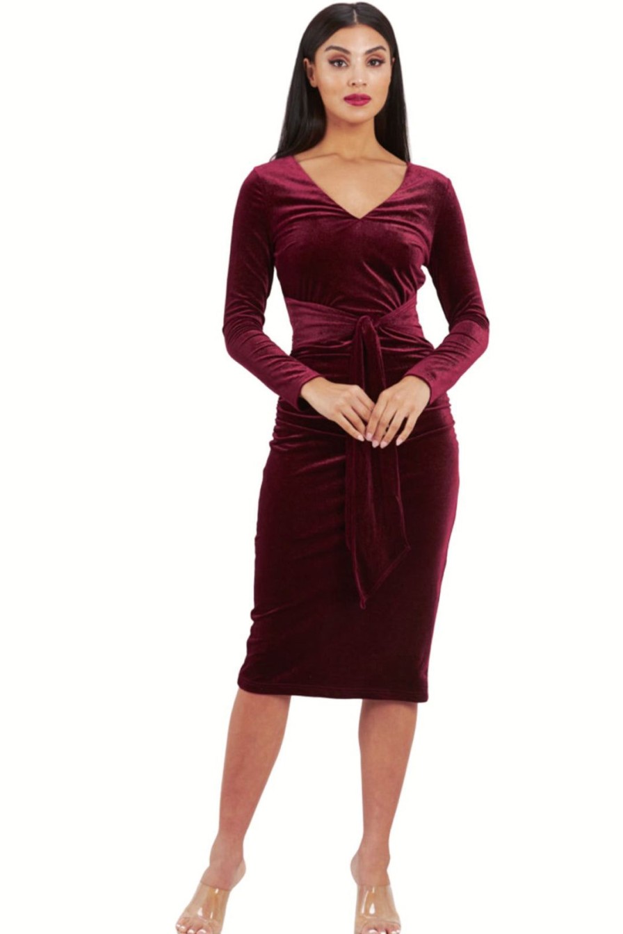 All Clothing Romance | Sade Dress | Wine | Rom18