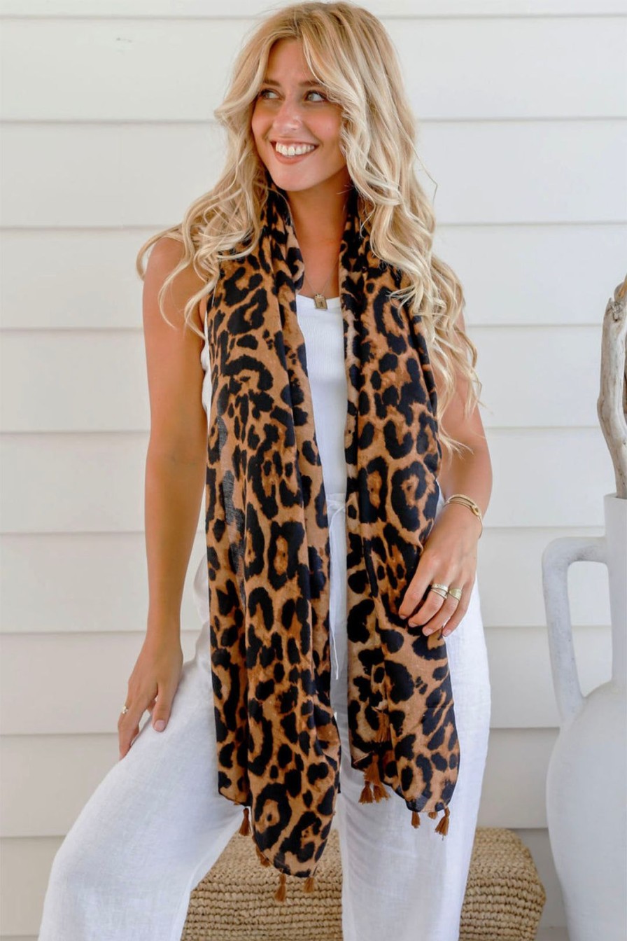 Accessories Spice Up | Safari Scarf | Tan | Su5