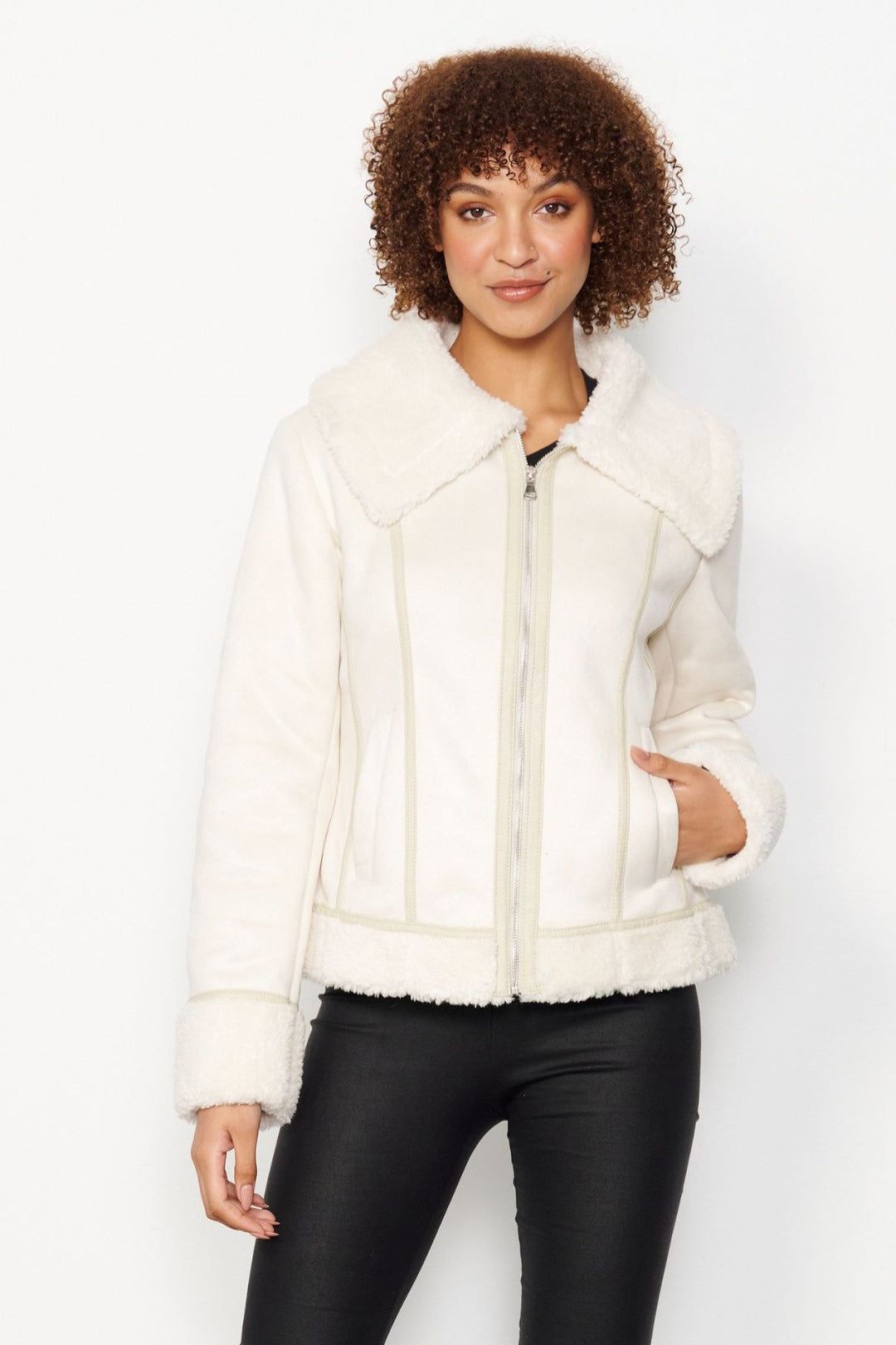 All Clothing Caju | Sherpa Jacket Cream | Caj7