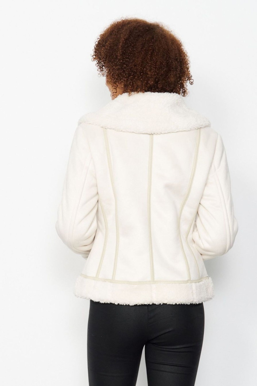 All Clothing Caju | Sherpa Jacket Cream | Caj7