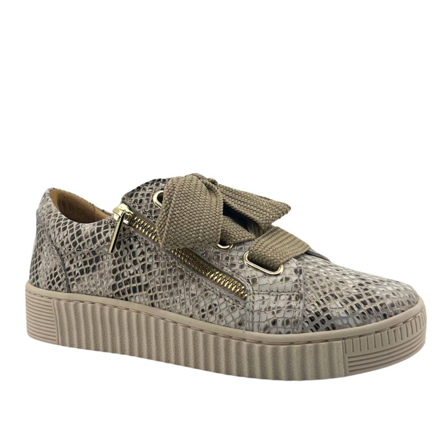 Shoes EOS | Jovi Champagne Snake Sneaker - Es3