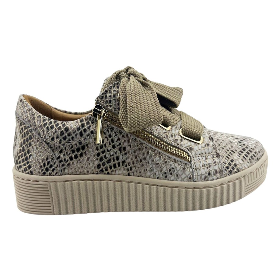 Shoes EOS | Jovi Champagne Snake Sneaker - Es3