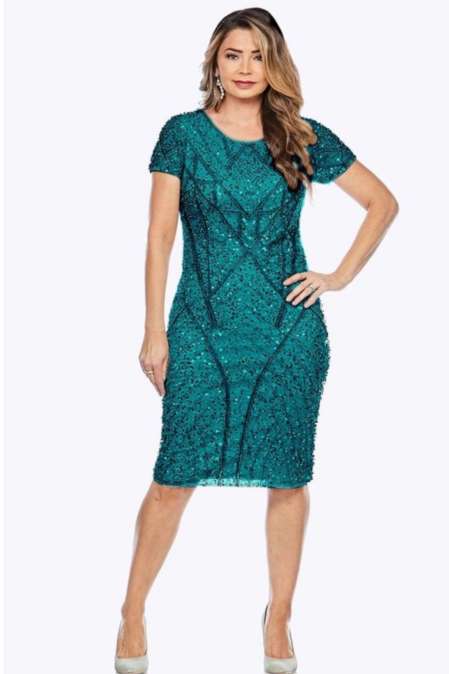 All Clothing Jesse Harper | Belle Beaded Dress | Jade | Jh9