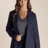 All Clothing Two-T's | Linen Blazer | Navy | Tt10