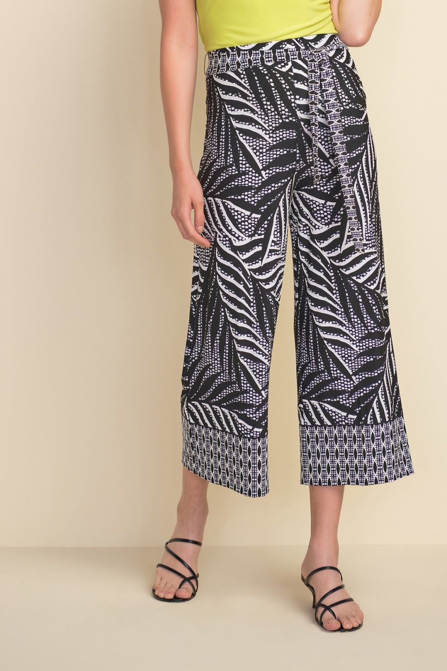 All Clothing Joseph Ribkoff | Palm Print Culotte Pants