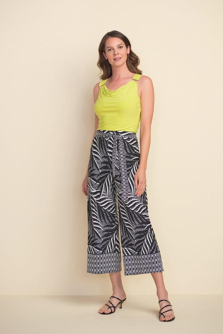 All Clothing Joseph Ribkoff | Palm Print Culotte Pants