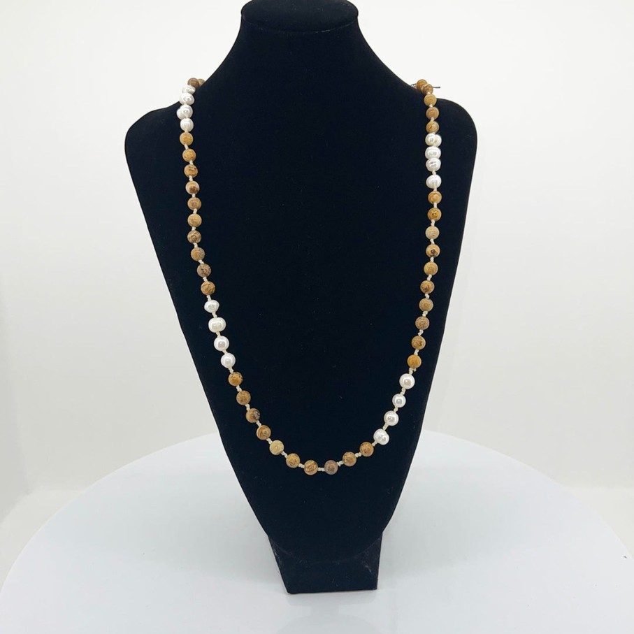 Accessories Cindy G / Jewellery | Gem & Pearl Necklace | Cg62