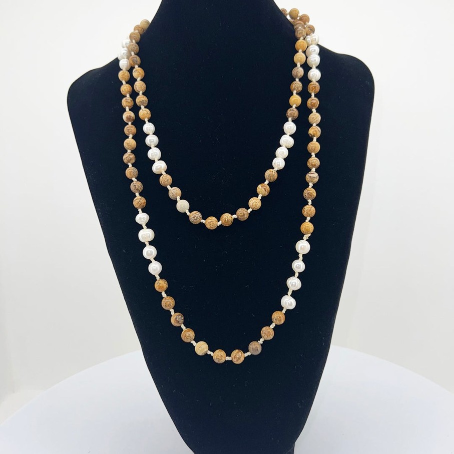 Accessories Cindy G / Jewellery | Gem & Pearl Necklace | Cg62