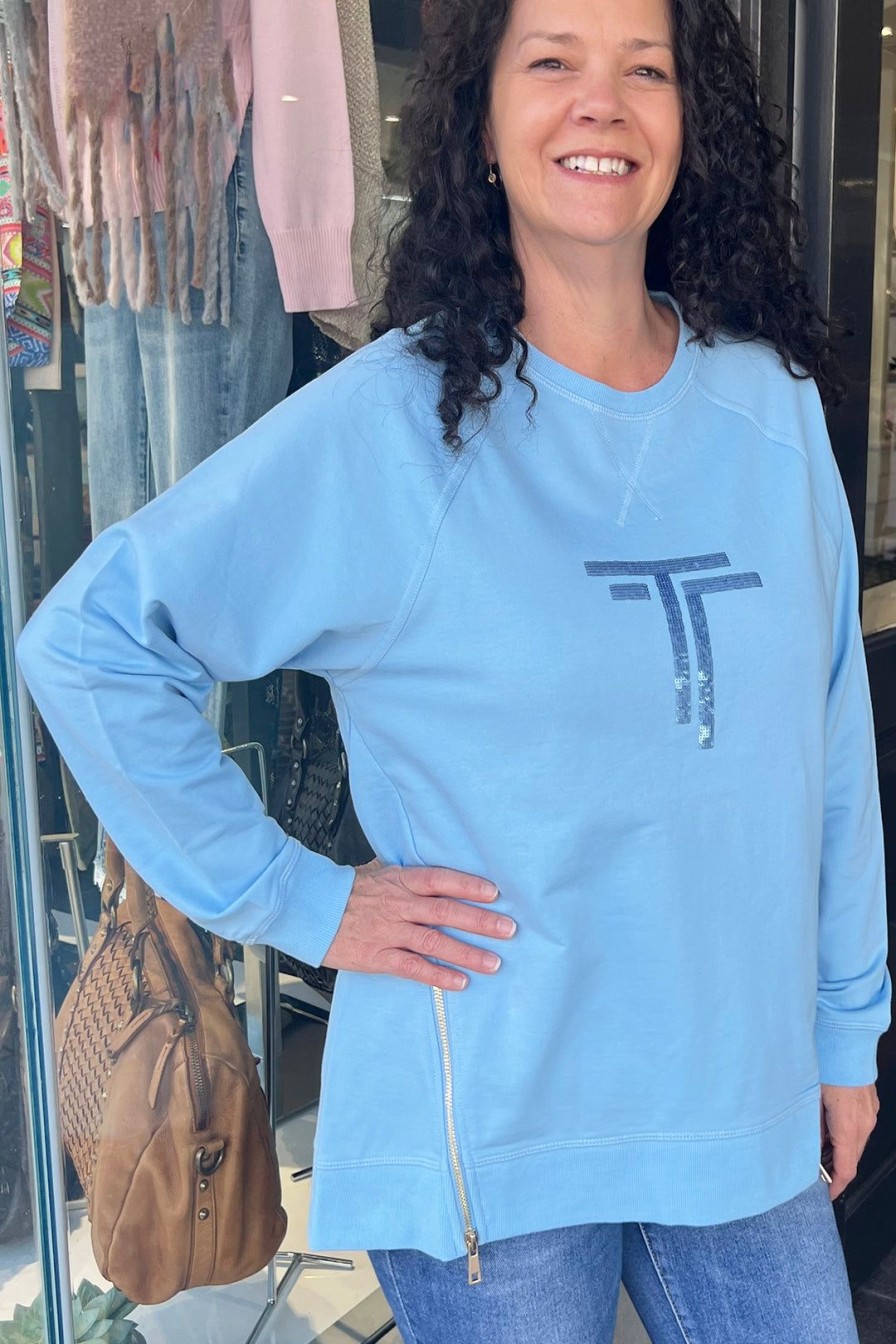 All Clothing Two-T's | Logo Sweater | | Tt17 Turquoise