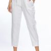 All Clothing Gordon smith | Jersey Waist Linen Pants | White | Gs3