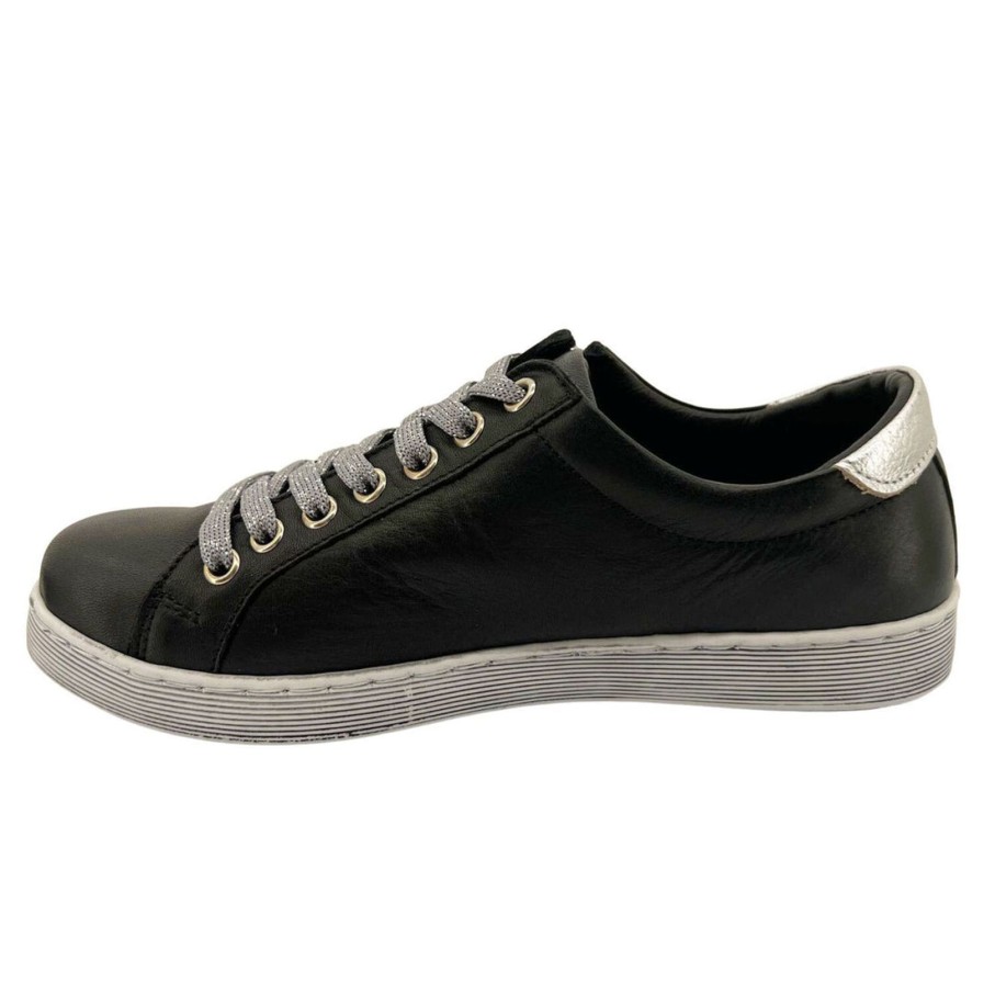 Shoes Rilassare | Token Sneaker | Black/Silver | Rs11S