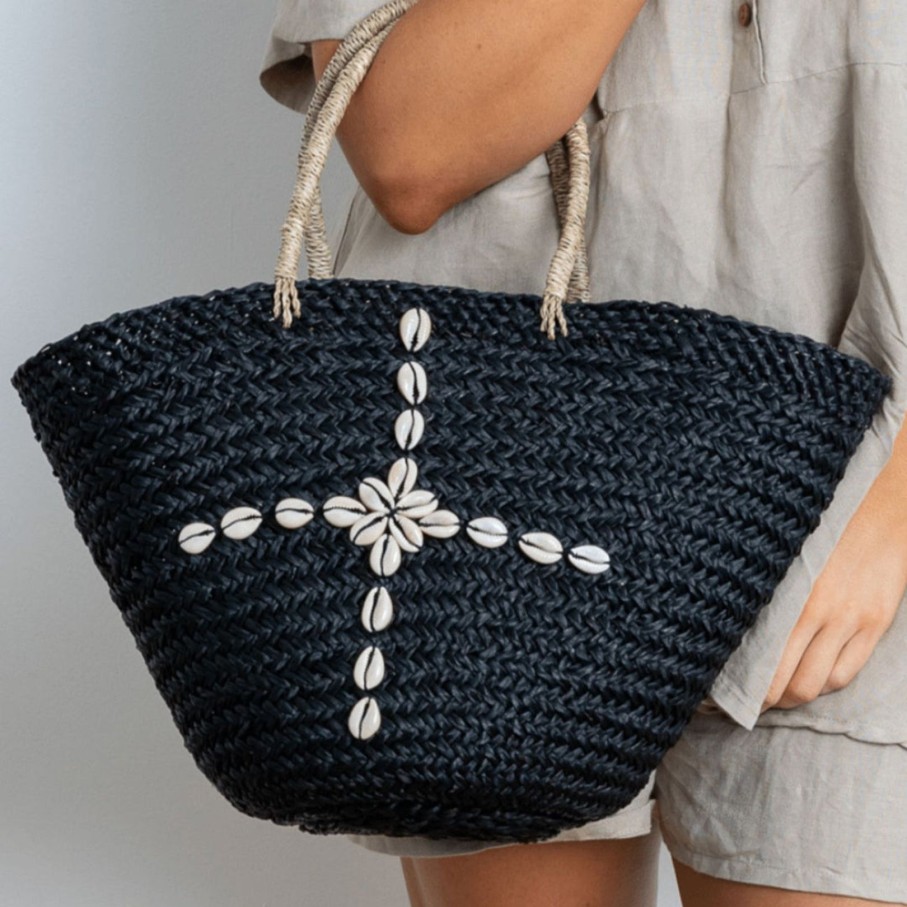 Accessories Holiday | Shelley Beach Basket | Black | H13