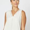 All Clothing Hammock & Vine | Tuxedo Cami | | Hv17 Ivory