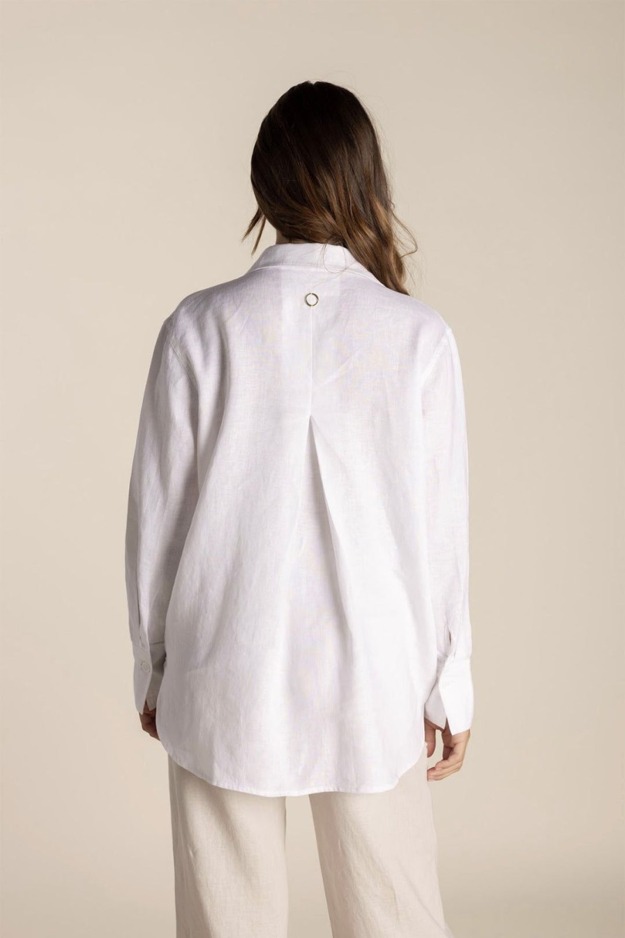 All Clothing Two-T's | Taryn Linen Shirt | White | Tt21