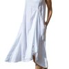 All Clothing The Italian Cartel | Mia Linen Dress | White | Ic43