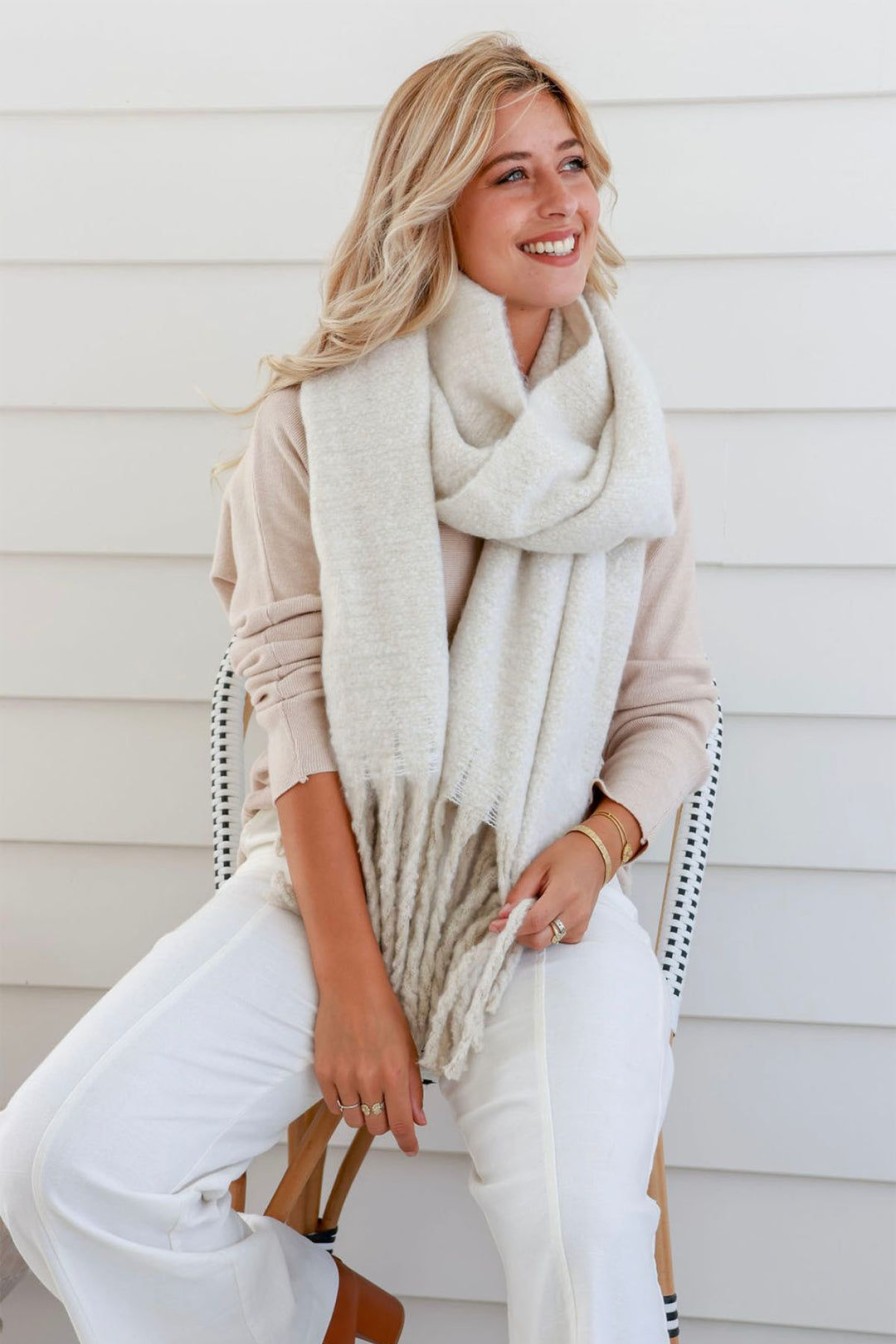 Accessories Spice Up | Thredbo Scarf | Soft Cream | Su3