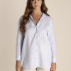 All Clothing Two-T's | Taryn Linen Shirt | Ice Blue | Tt21