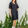 All Clothing See Saw | Black & White Spot Dress | Ss22