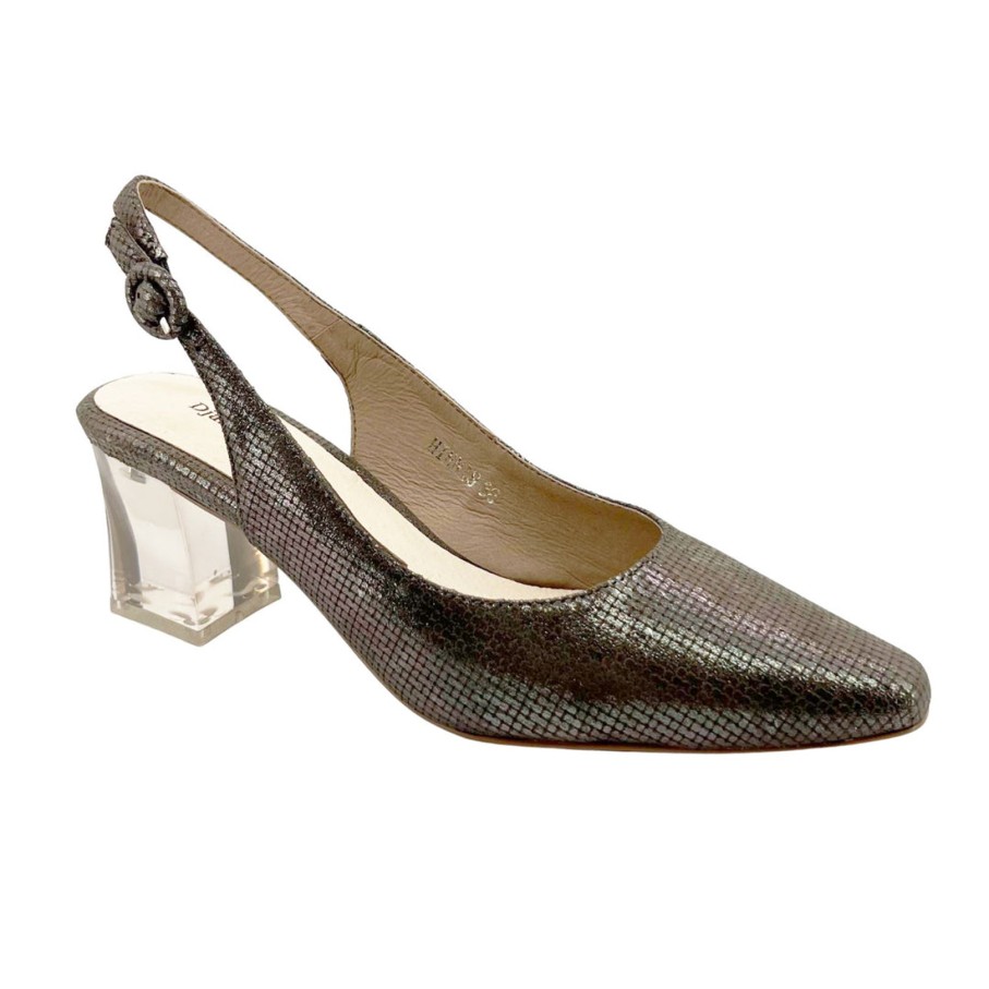 Shoes Django & Juliette | Hinnis Heel | Pewter | Dj3