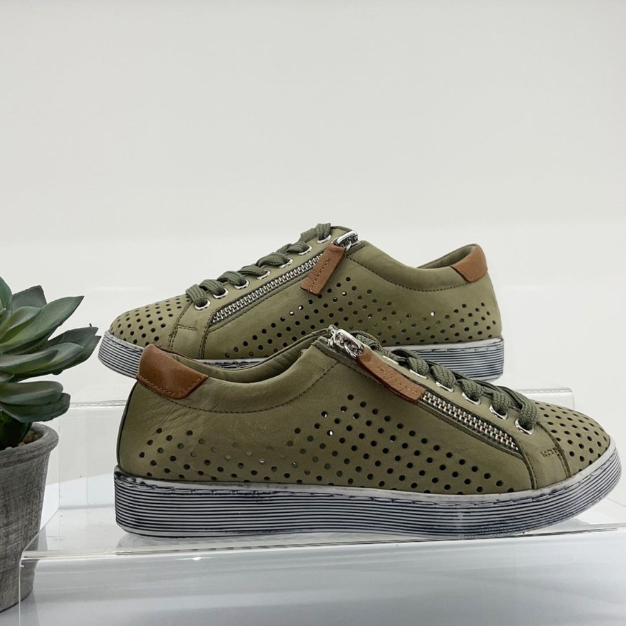 Shoes Rilassare | Trophy Sneaker | Rs20 Khaki