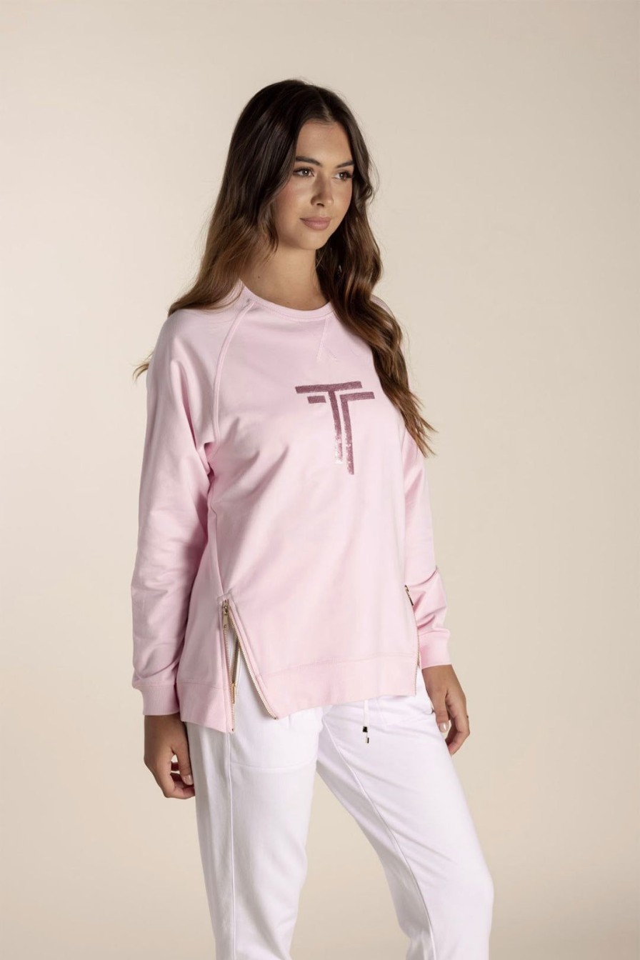 All Clothing Two-T's | Logo Sweater - Pale Pink - Tt17