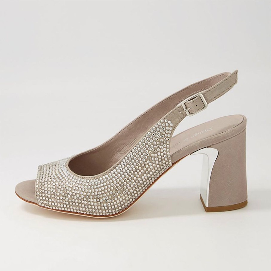 Shoes Django & Juliette | Kerry Heel | Light Pewter | Dj6