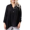 All Clothing The Italian Cartel | Balck Krista Top - Ic19