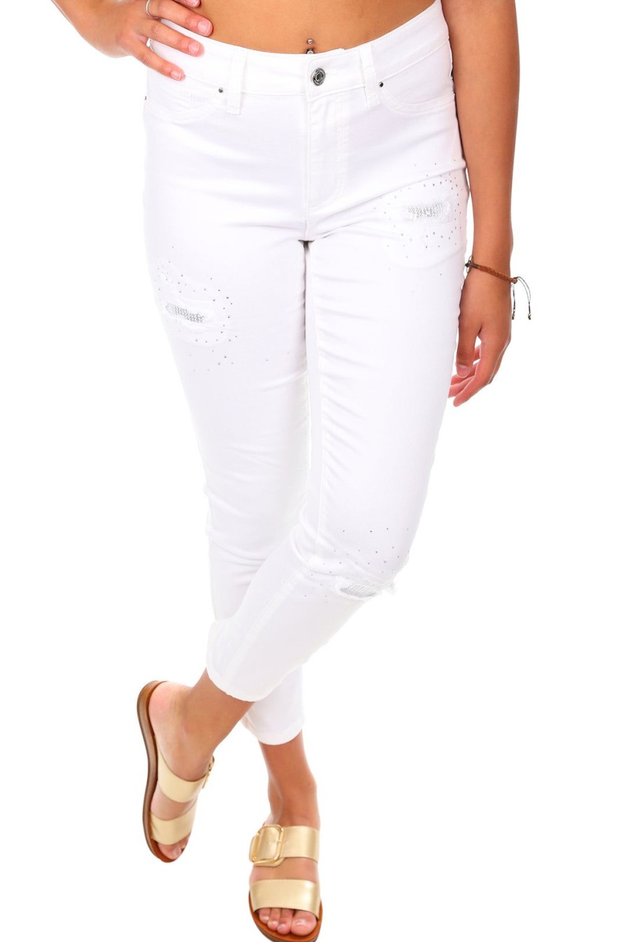 All Clothing Joseph Ribkoff | White Diamond Jeans | Jr1