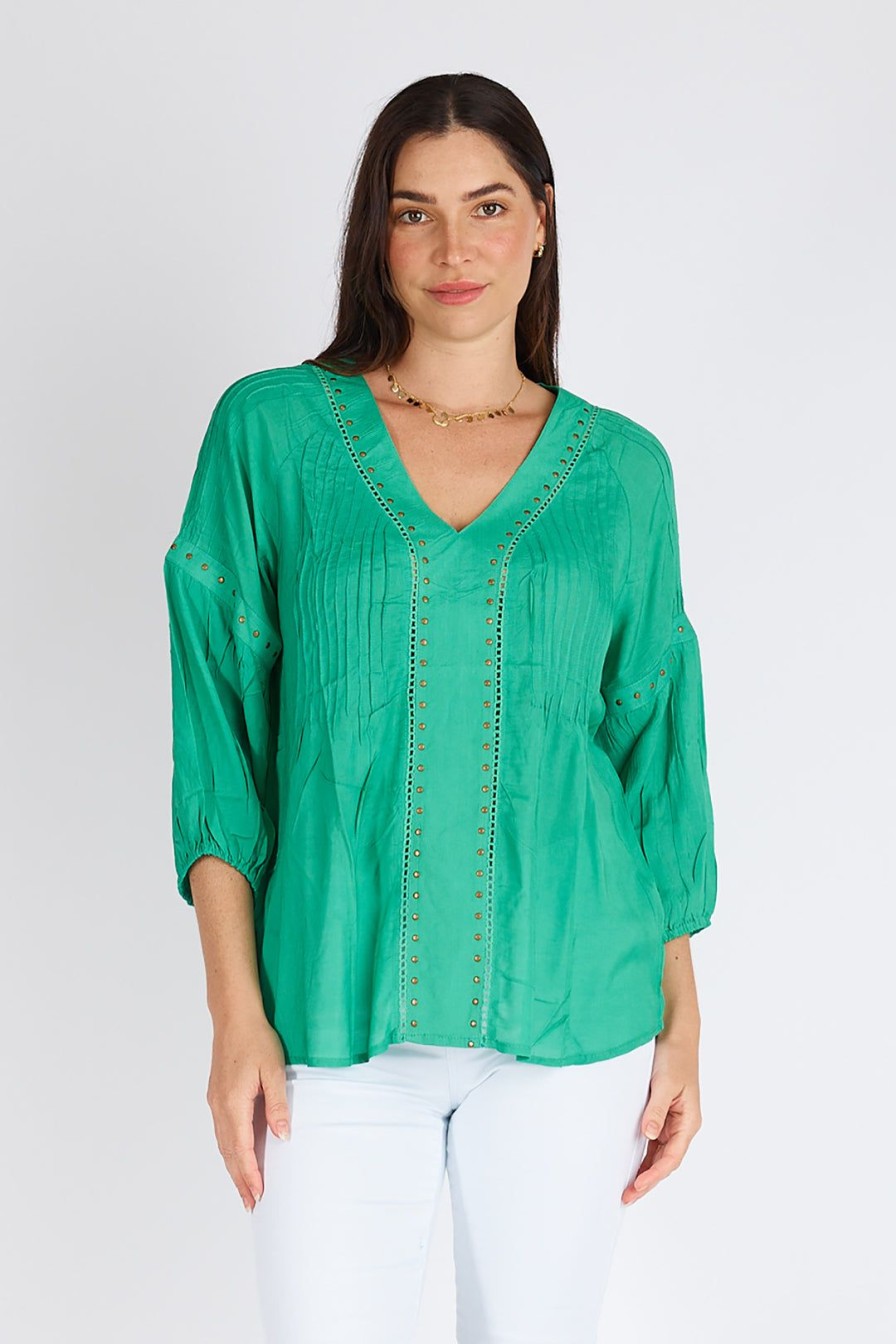 All Clothing Lula Soul | Nova Top Emerald | Ls23 Green