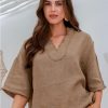 All Clothing The Italian Cartel | Alma Top - Mocha - Ic31