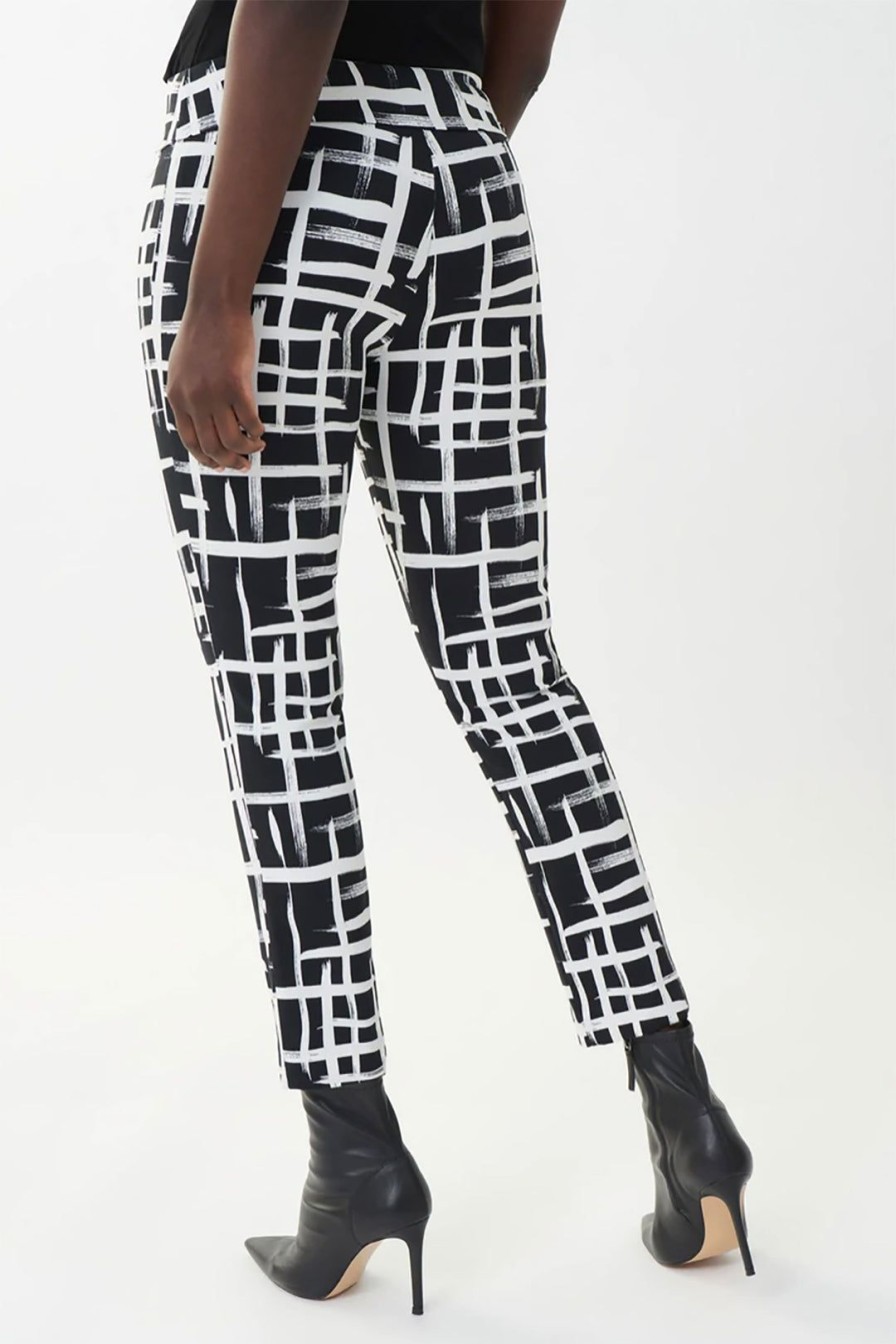 All Clothing Joseph Ribkoff | Block Inspired Pants | White | Jr124 Black