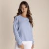 All Clothing Two-T's | Cropped Crew Neck - Ice Blue - Tt2