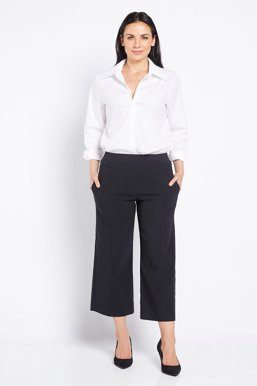 All Clothing Philosophy | Larrie Bengaline Culotte Pant - Black - Ph25