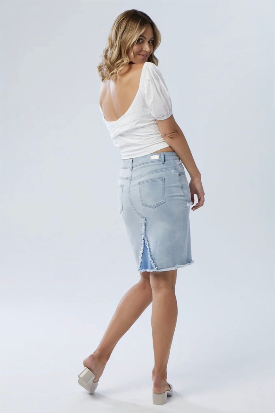 All Clothing New London Jeans | Kirk Knee Length Skirt | Nlj17