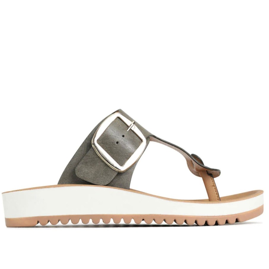 Shoes Los Cabos | Nada Slide | Khaki | Lc6