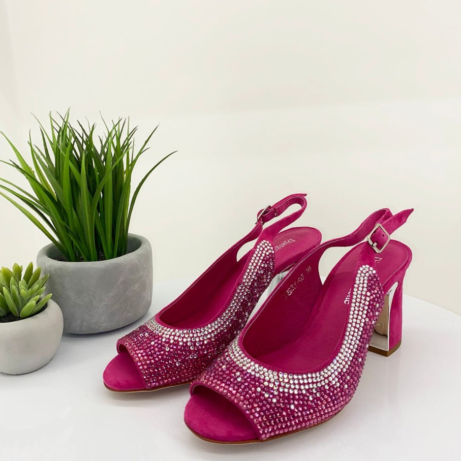 Shoes Django & Juliette | Kerry Heel | New Fuchsia | Dj6