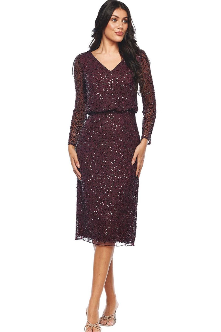 All Clothing Jesse Harper | Olympia Sequin Dress | Claret | Jh2