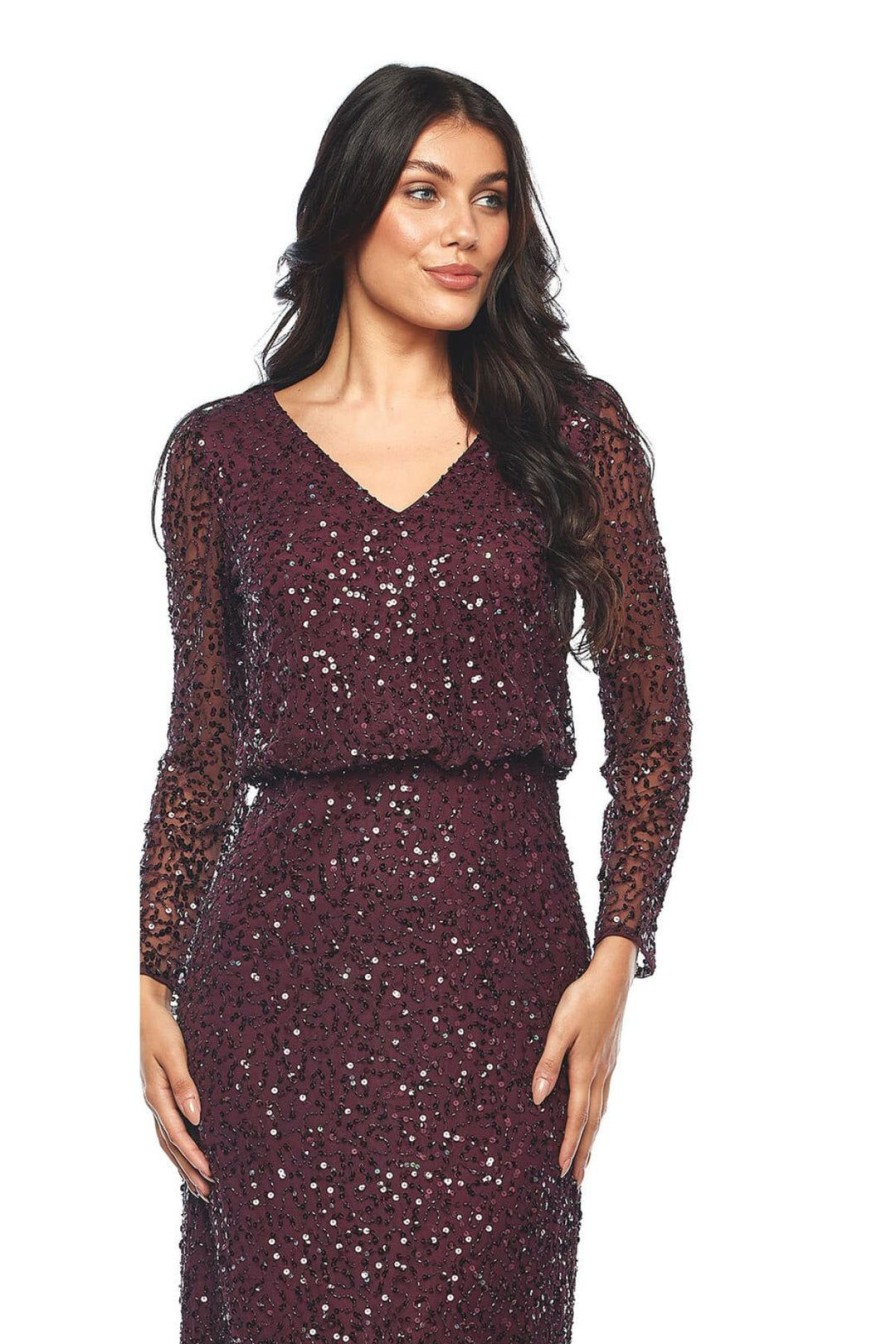 All Clothing Jesse Harper | Olympia Sequin Dress | Claret | Jh2