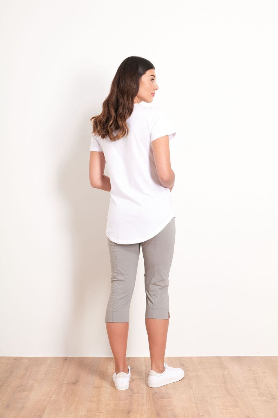 All Clothing Foil | Split Enz Trapeze Pants | | F23 Pebble