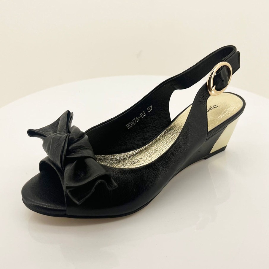 Shoes Django & Juliette | Ronja Heel | Black | Dj42