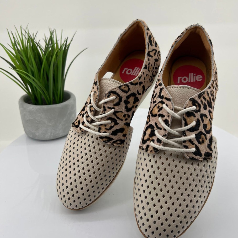 Shoes Rollie | Sidecut Punch | Bone / Leopard | Ro8