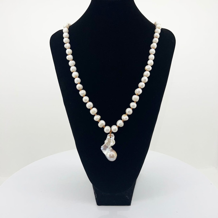 Accessories Cindy G / Jewellery | Pearl Drop Necklace | Cg63