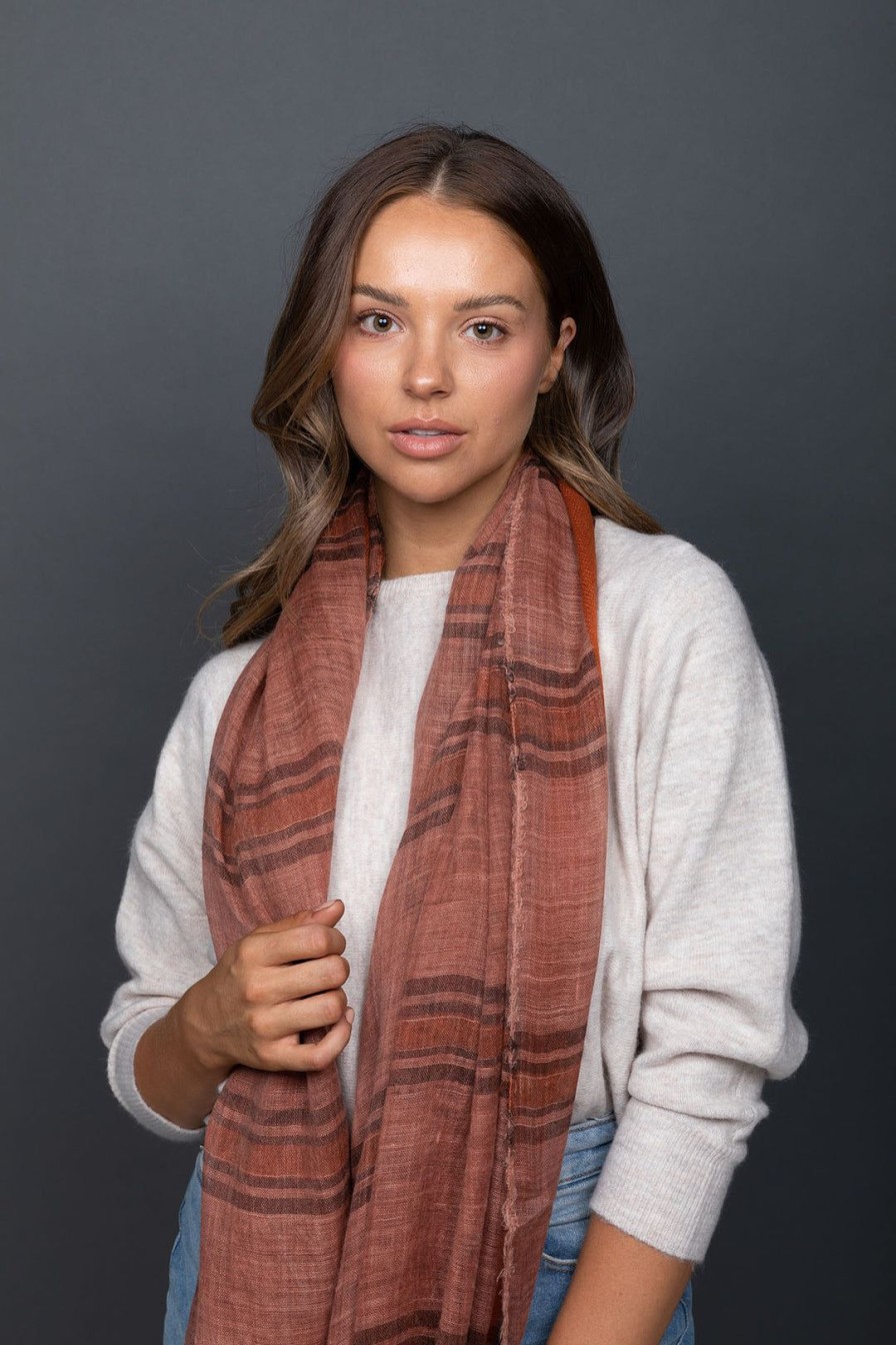 Accessories Holiday | Hemmingway Scarf | Tan | H38