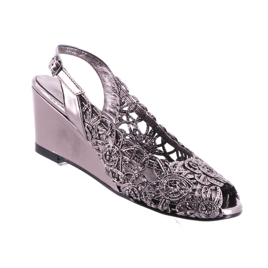 Shoes Emma Kate | Excel Wedge | Pewter | Ek2