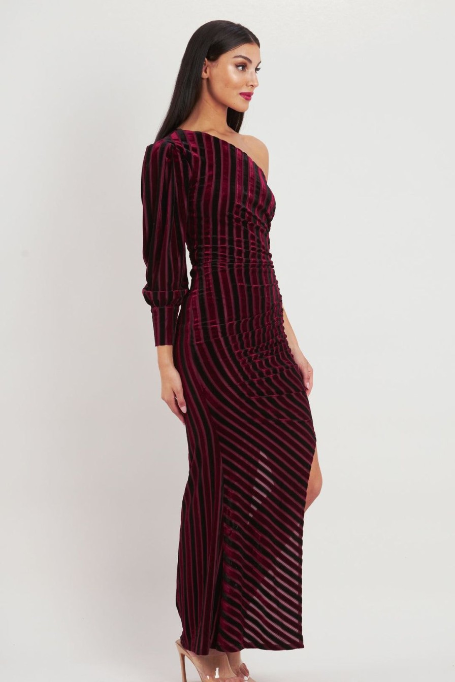 All Clothing Romance | Addison Maxi | Wine | Rom3