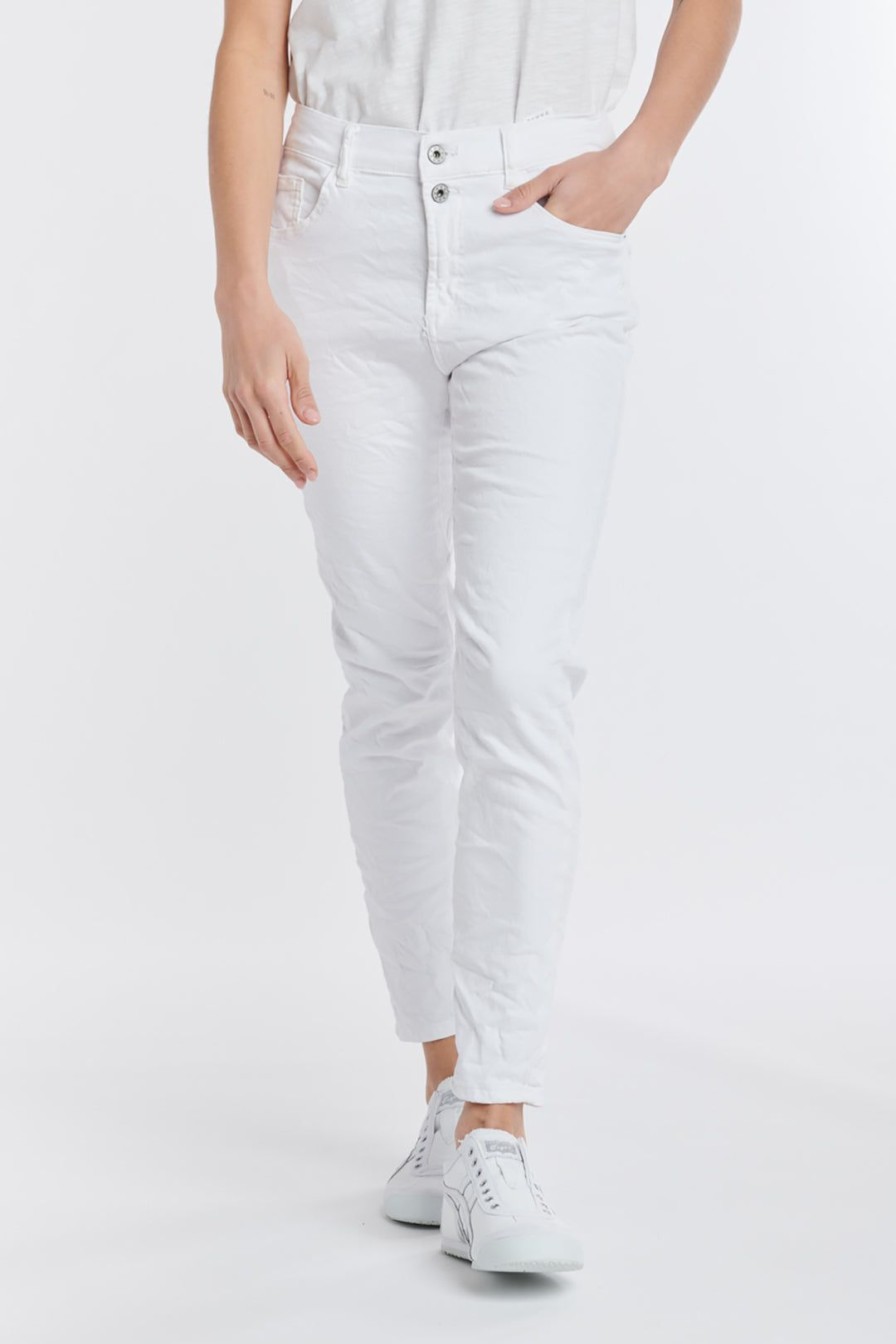 All Clothing Italian Star | Emma Stretch Jeans | | Is5 White