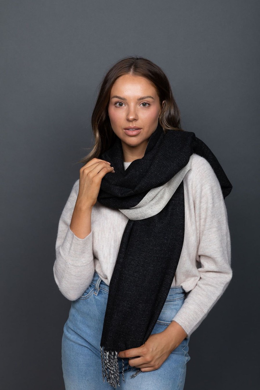 Accessories Holiday | Kennedy Scarf | Charcoal | H36