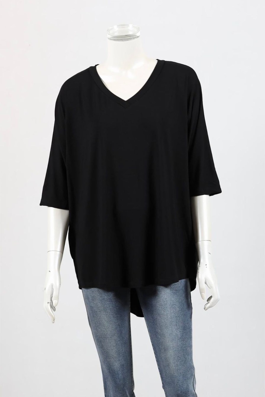 All Clothing Bamboo | V Neck Relaxed Top | Bo4