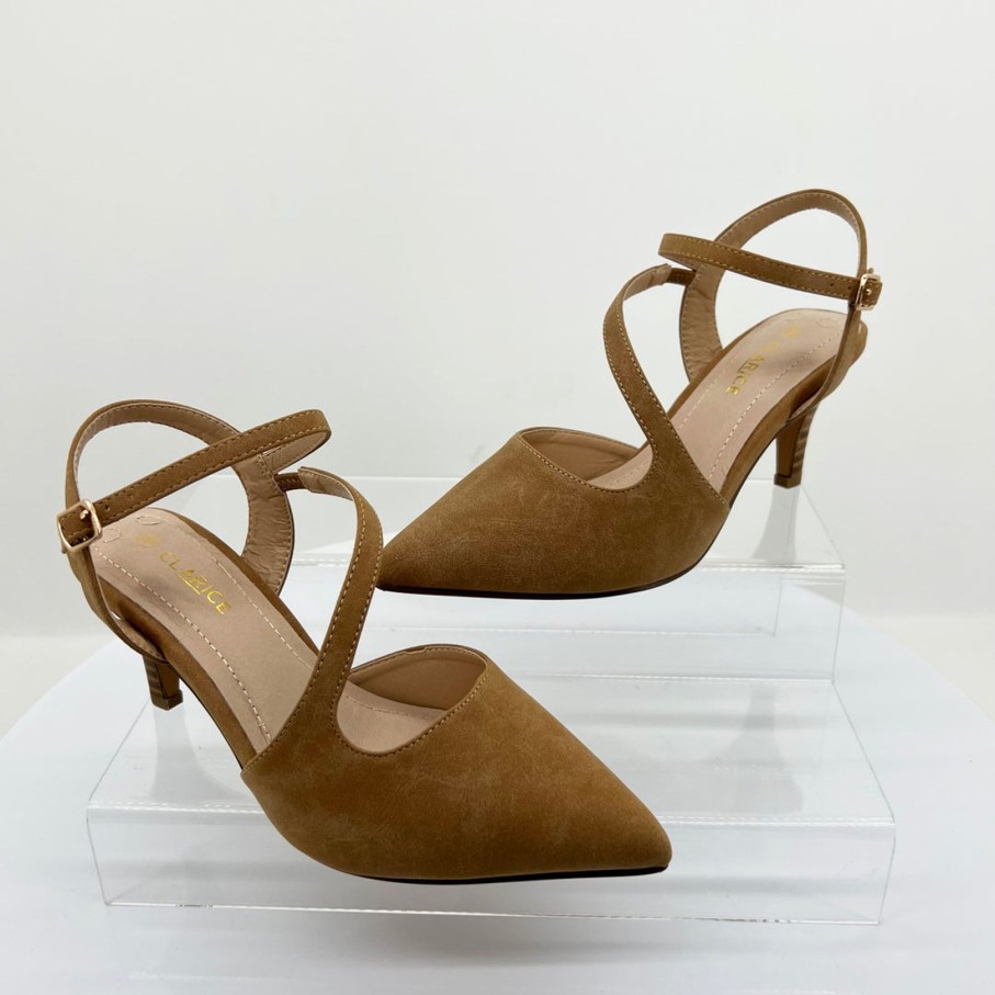 Shoes Clarice | April Pointed Heel | Camel | C2